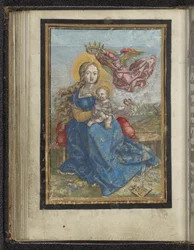 Mary with Child Crowned by an Angel