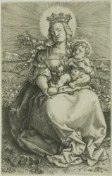 The Virgin on the Grassy Bank
