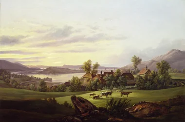 View over Bergen from Haukeland