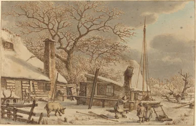 Farmyard in Winter