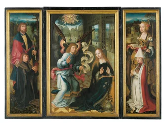 Triptych: The Annunciation