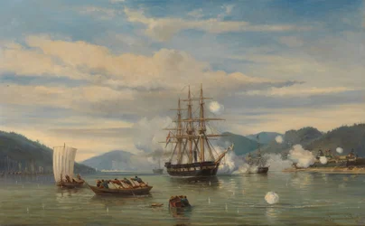 The Dutch, English, French and American Squadrons in Japanese Waters During the Expedition Led by the French Commander Constant Jaurès