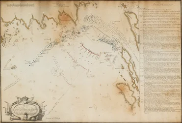 The Battle of Viborg Bay, 1790 Map, 1790