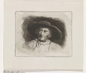 Head of a Man with Pipe