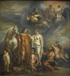 Aeneas Aided by the Gods