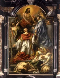 Carolus Borromeus interceding for the Plague Sufferers