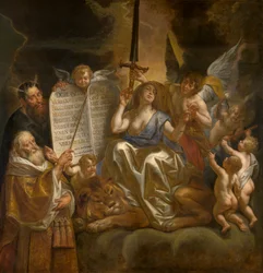 Human Law Founded on the Divine Justice