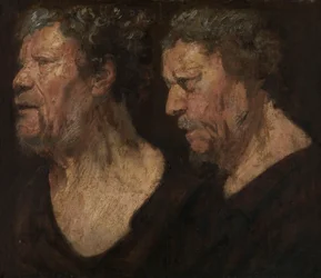 Studies of the Head of Abraham Grapheus, c.1620-21