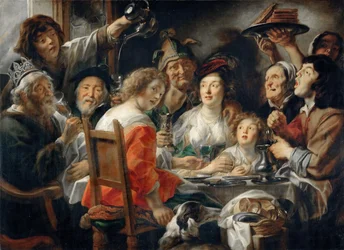 The King Drinks, or Family Meal on the Feast of Epiphany