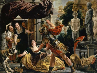 Ulysses Threatening Circe