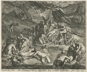 Diana Discovers the Pregnancy of Callisto (series title: The History of Diana and Actaeon)