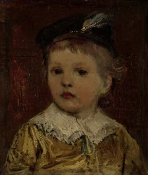 Portrait of Willem, presumably Willem Matthijs Maris Jbzn, son of Jacob Maris