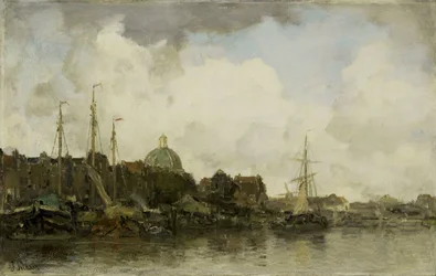 Townscape with a Domed Church