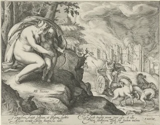 Venus Encourages Cupid to Shoot an Arrow at Pluto