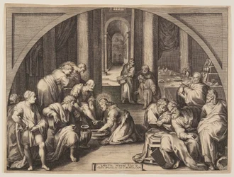 Christ Washing the Feet of the Apostles