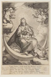 The Virgin and the Child on the Crescent
