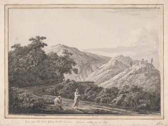 View Near the Mill Looking Toward Licenza: Horace