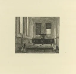 Interior of the Mennonite Church in Utrecht