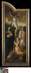 The Crucifixion, The Prophecy of the Recovery of Hezekiah, Abbot Jacob Delrio with Patron Saint, The Raising of Lazarus