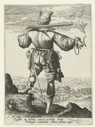 Musketeer (Harquebusier?) with Helmet