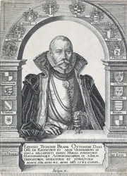 Portrait of Tycho Brahe 1546-1601, pub. 1586