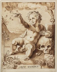 Allegory of Transience. Homo Bulla