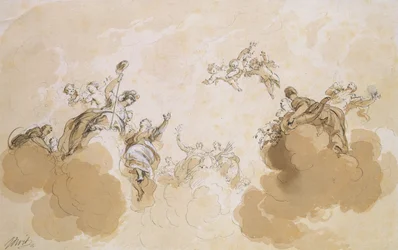 Design for a Ceiling in Valkenburg House, Haarlem