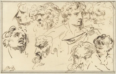 Study Sheet with Ten Heads
