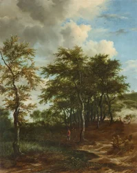 Landscape with Tall Trees
