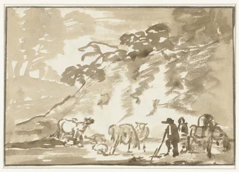 Landscape with Cows and a Shepherd