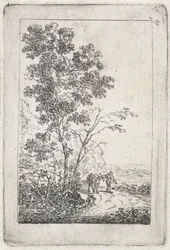 Man with Donkey in a Landscape