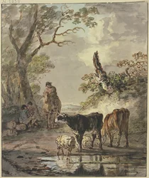 Resting Shepherds at a Watering Place