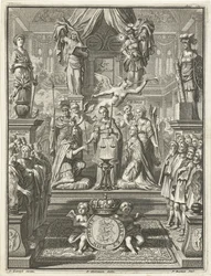 Coronation of William III and Mary Stuart, 1689