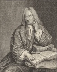 Knee Piece of Hendrik Snakenburg Sitting at a Table with Some Books