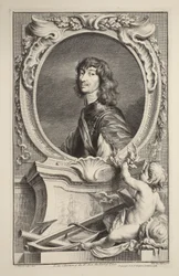 Portrait of Algernon Percy, Earl of Northumberland, illustration from 