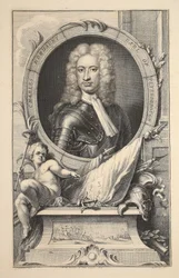 Portrait of Charles Mordaunt, Earl of Peterborough, illustration from 