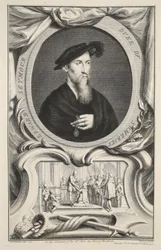 Portrait of Edward Seymour, Duke of Somerset, illustration from 