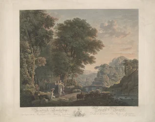 Arcadian Landscape with Dancing Figures