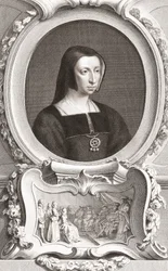 Louise of Savoy, French Noble and Regent, Duchess of Auvergne and Bourbon, Duchess of Nemours, and Mother of King Francis I