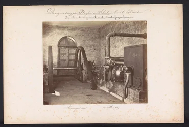 Lower Steam Pumping Station with Centrifugal Pumps / Kralingen May 14, 1869