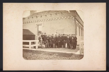Group Photo of the Workers, 1867-1869