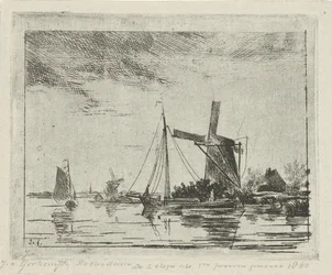 River View with Mill