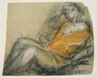 Study of a Recumbent Figure, c.1567