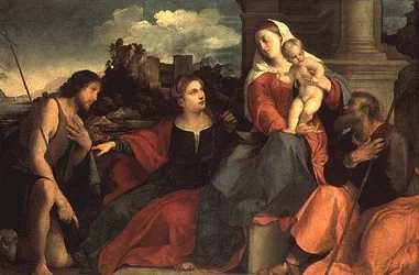 Madonna and Child with St. John the Baptist and Saints