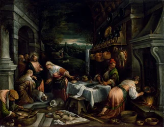 Christ in the House of Mary, Martha, and Lazarus