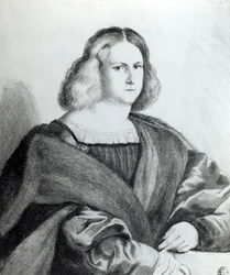 Portrait of a Young Man, print by Wenceslaus Hollar, 1650