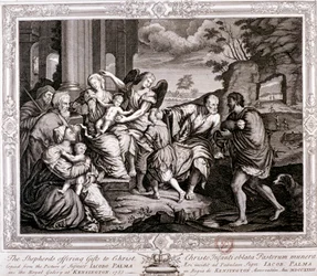 The Shepherds Offering Gifts to Christ
