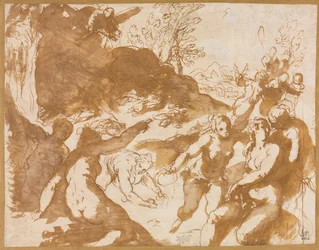 Apollo and the Muses Awakened by the Call of Fame