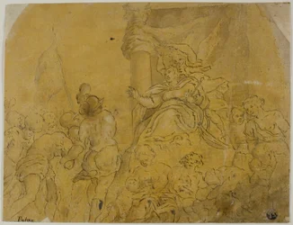 Study for Venice, Crowned by Victory, Receiving Her Subject Peoples