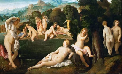 Nymphs Bathing